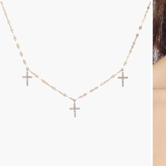 Lana jewelry triple cross necklace - Picture 9 of 9